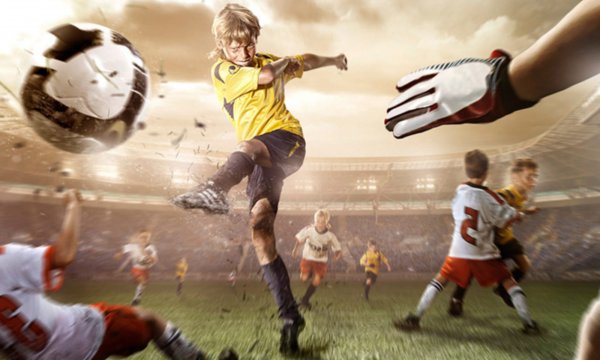 Футбол дети арт