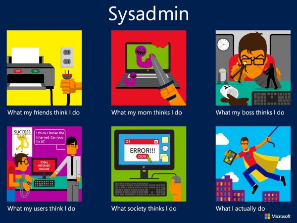 Комикс сисадмин