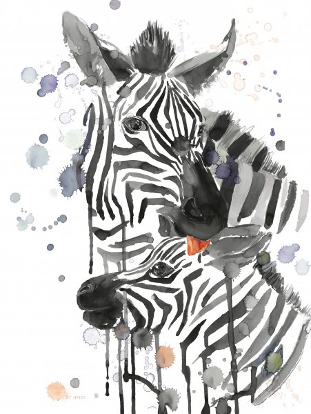 Постер Зебра изумруд