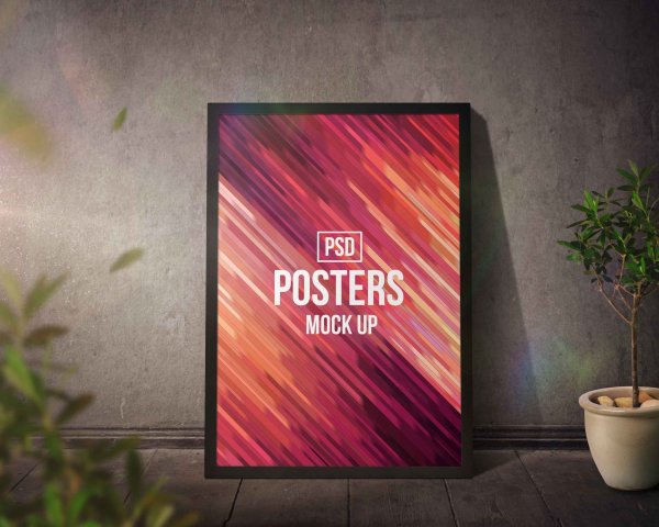Мокап Постер