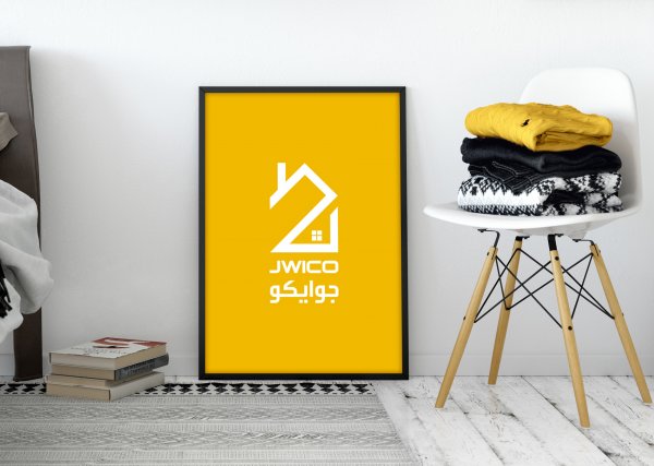 Мокап постера в интерьере