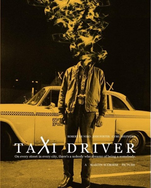 Таксист Мартин Скорсезе плакат