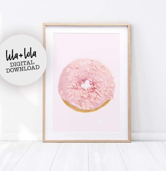 Постер розовый