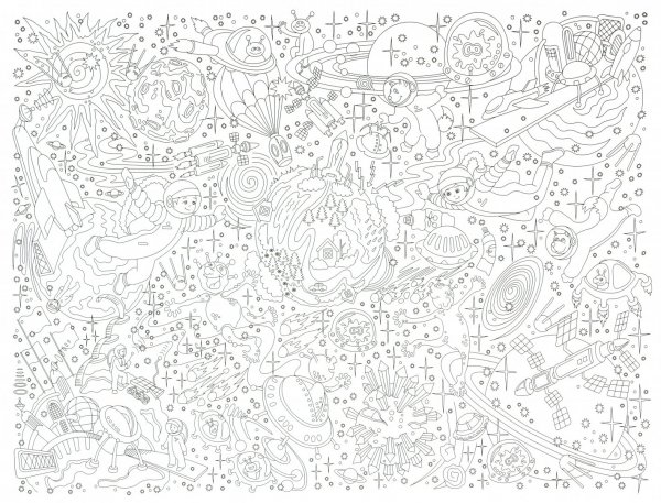 Раскраска плакат