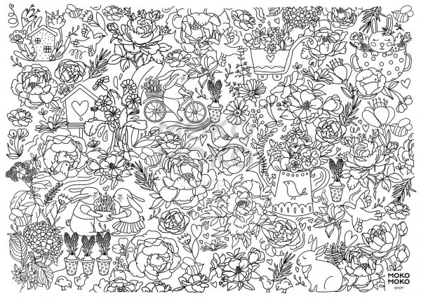 Раскраска плакат