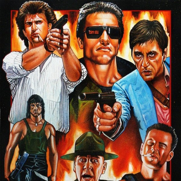 Герои боевиков 80-х