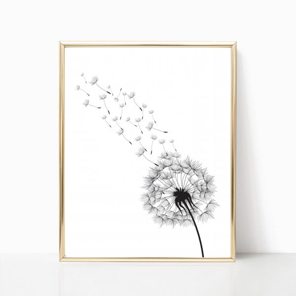 Одуванчики абстракция