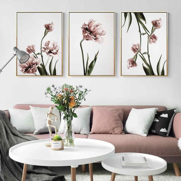 Картины на стене в интерьере