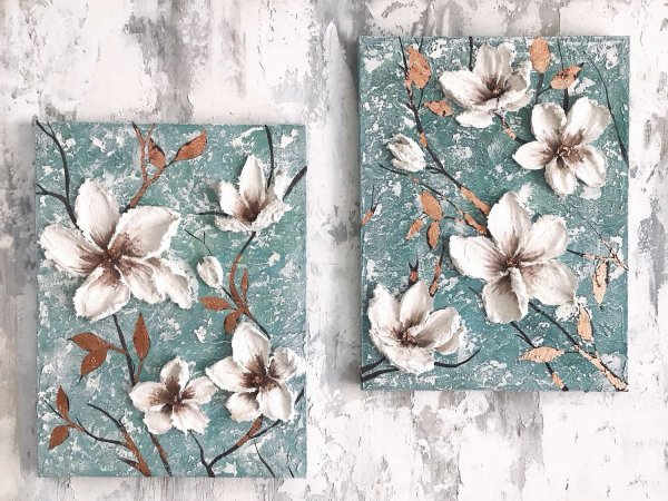 Картины на бирюзовом фоне