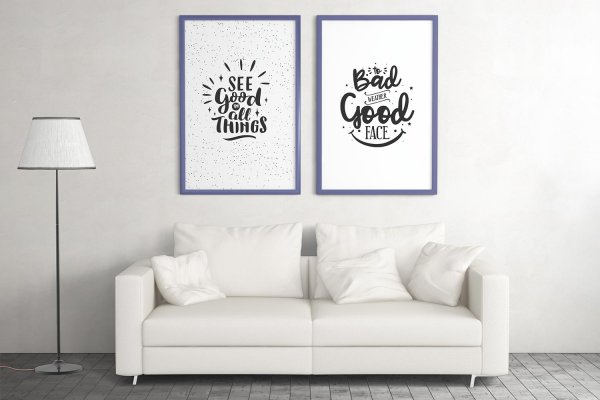 Мокапы для картин в интерьере