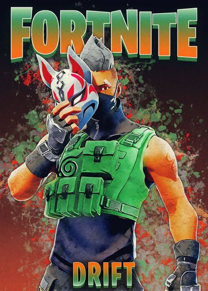 Плакат ФОРТНАЙТ на стену