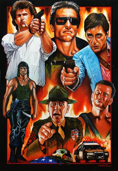 Герои боевиков арт