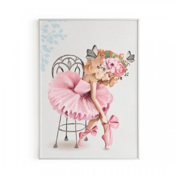 Открытка балерина