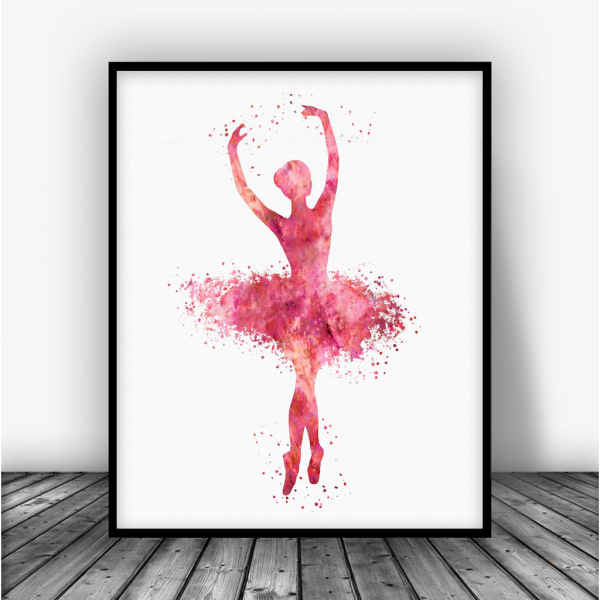 Принт балерина