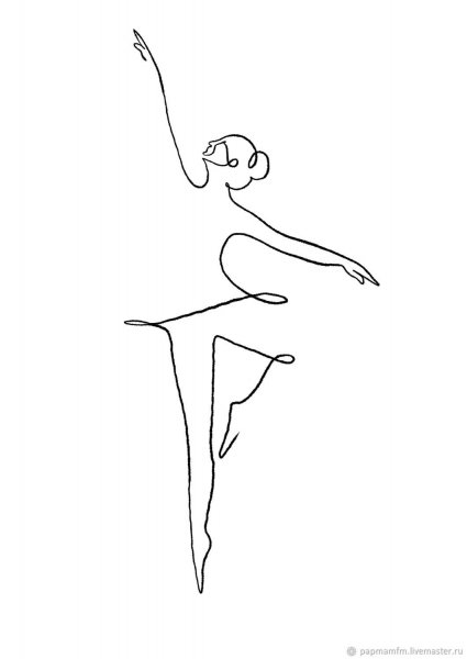 Балерина Формат а3