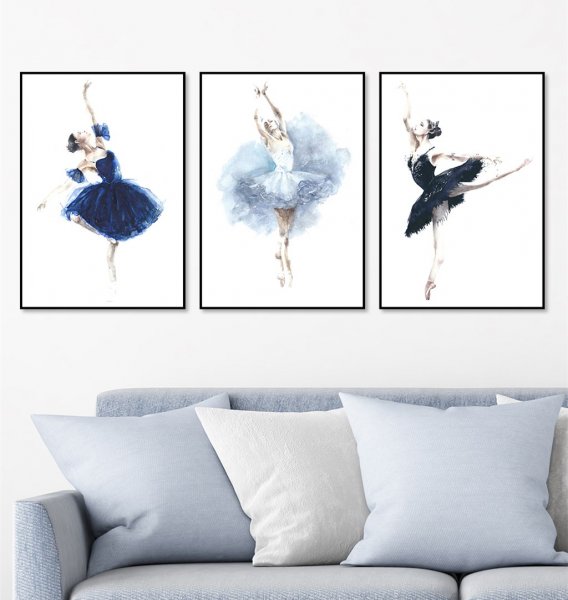 Постеры для интерьера балерина