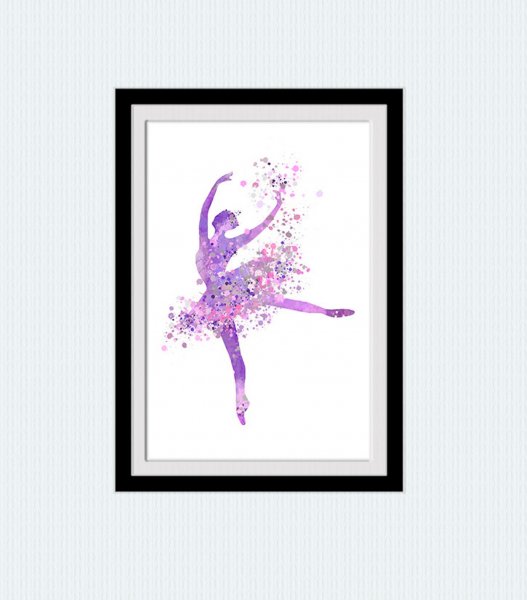 Постер танцовщица