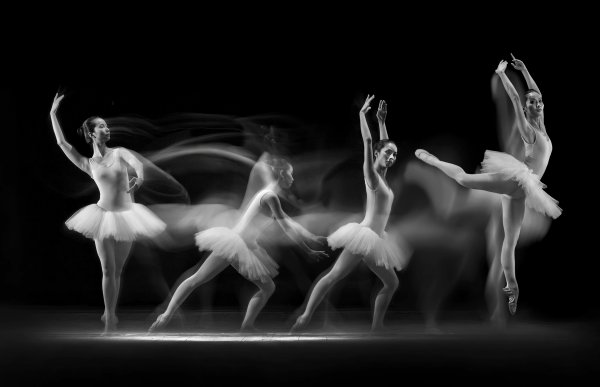 Чб Постер балет