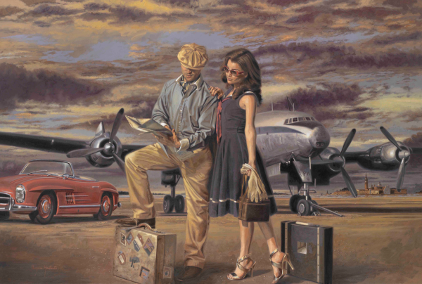 Художник Перегрин Хиткот девушка