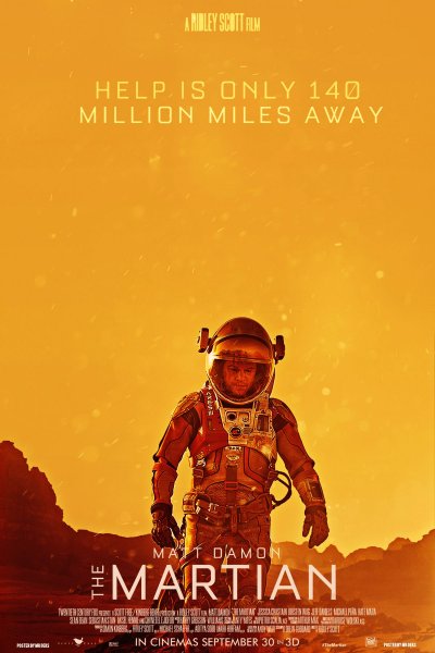 Марсианин the Martian 2015 Постер
