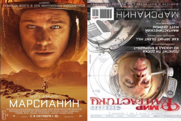 Марсианин фильм афиша