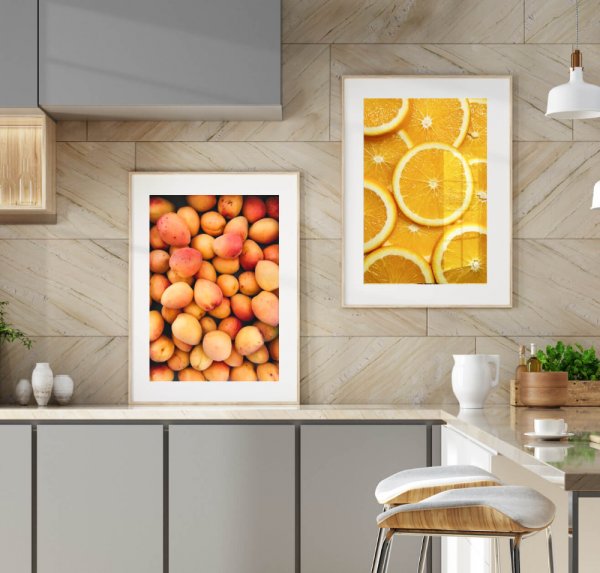 Постеры с фруктами для кухни