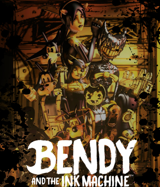 Борис из игры Bendy and the Ink Machine плакат