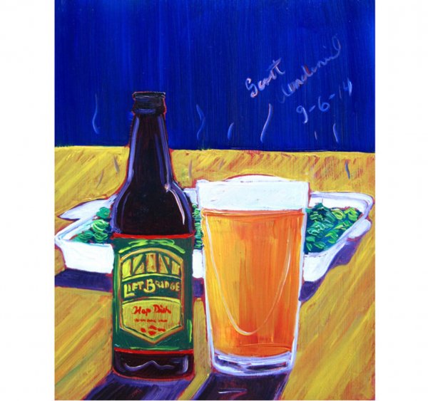 Пиво плакат современный