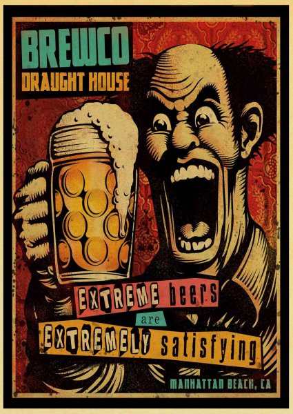 Пивной плакат