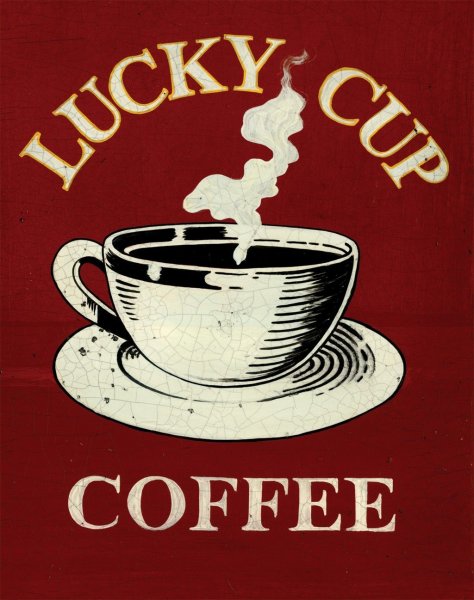 Винтажный Постер кофе