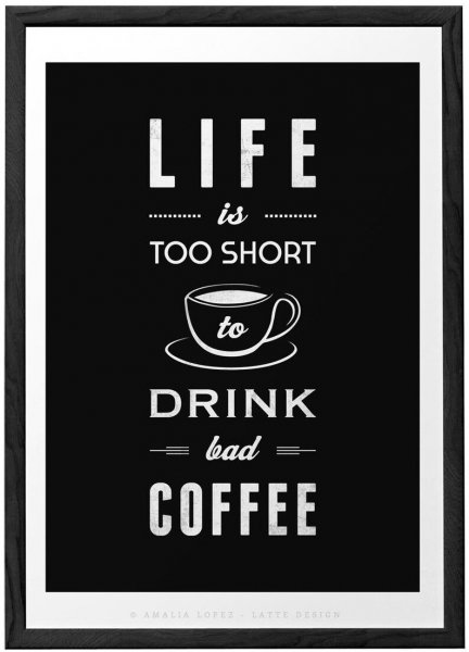 Плакат кофейни