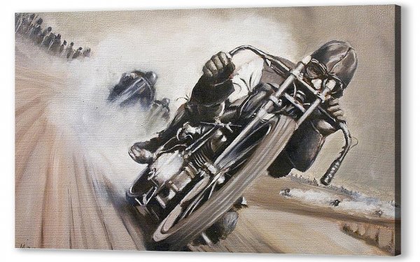 Постер с байком