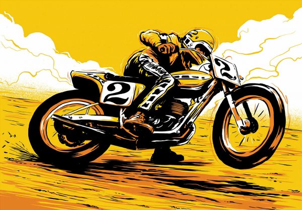 Поп арт мотоцикл