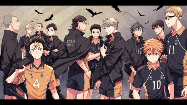 Аниме волейбол хайкью