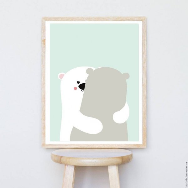 Постеры в интерьере детской