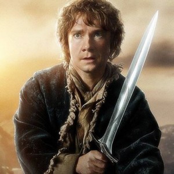 Бильбо Бэггинс с мечом