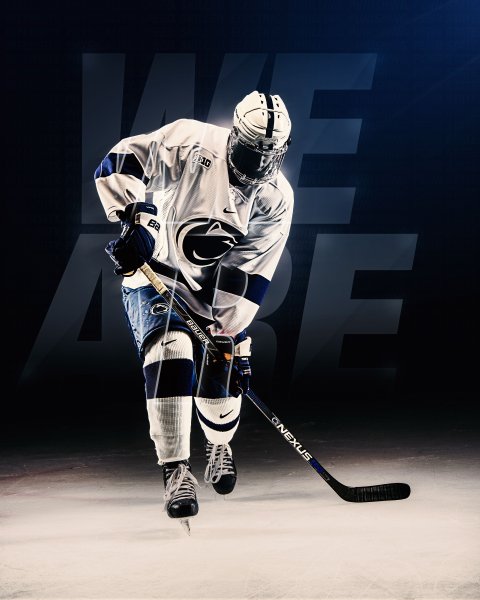 Постер хоккеист