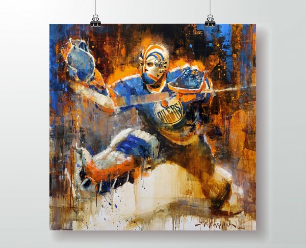 Картина хоккеист