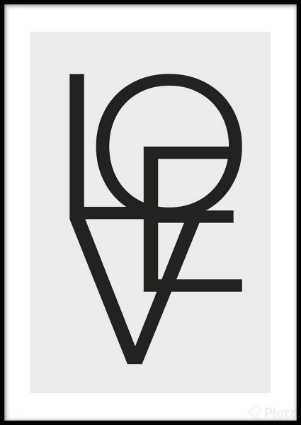 Постер любовь