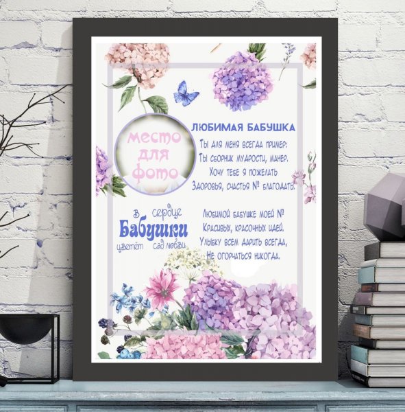 Поздравительные постеры маме