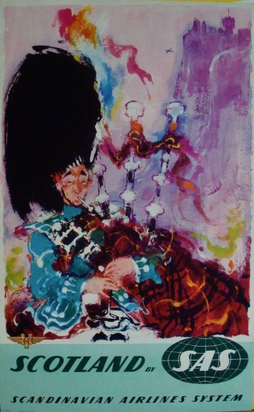 Scandinavian Airlines Vintage booklets