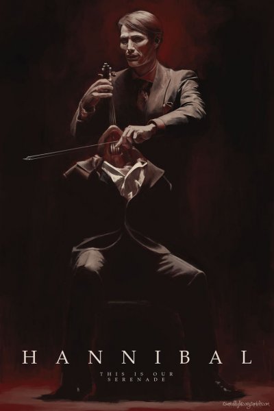 Сериал Ганнибал/Hannibal Постер