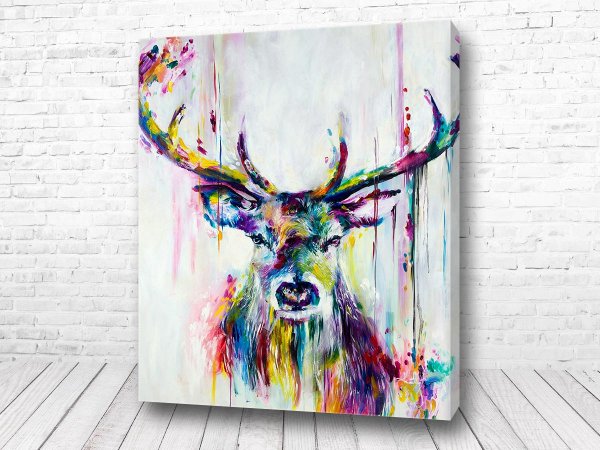 Постер с оленем на стену дома