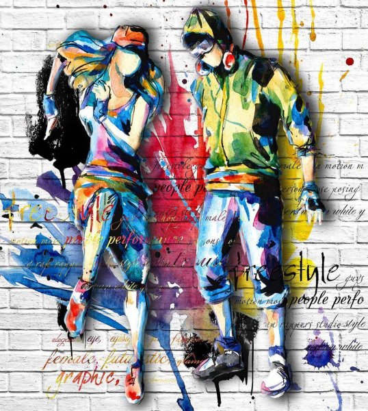 Фотообои граффити для подростка