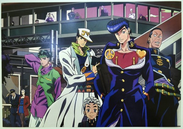 Jojo bizarre Adventure Постер