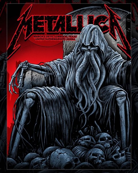 Постеры рок групп металика