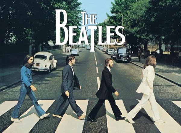 Плакат Битлз 1990 год