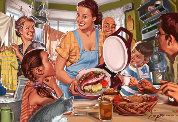 Картины пин ап Валерий Барыкин