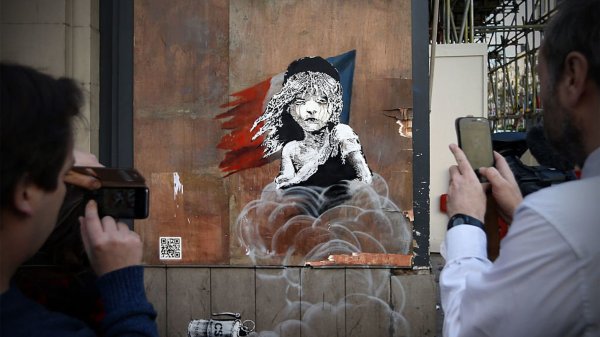 Бэнкси на холсте купить