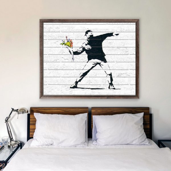 Бэнкси девочка на качелях